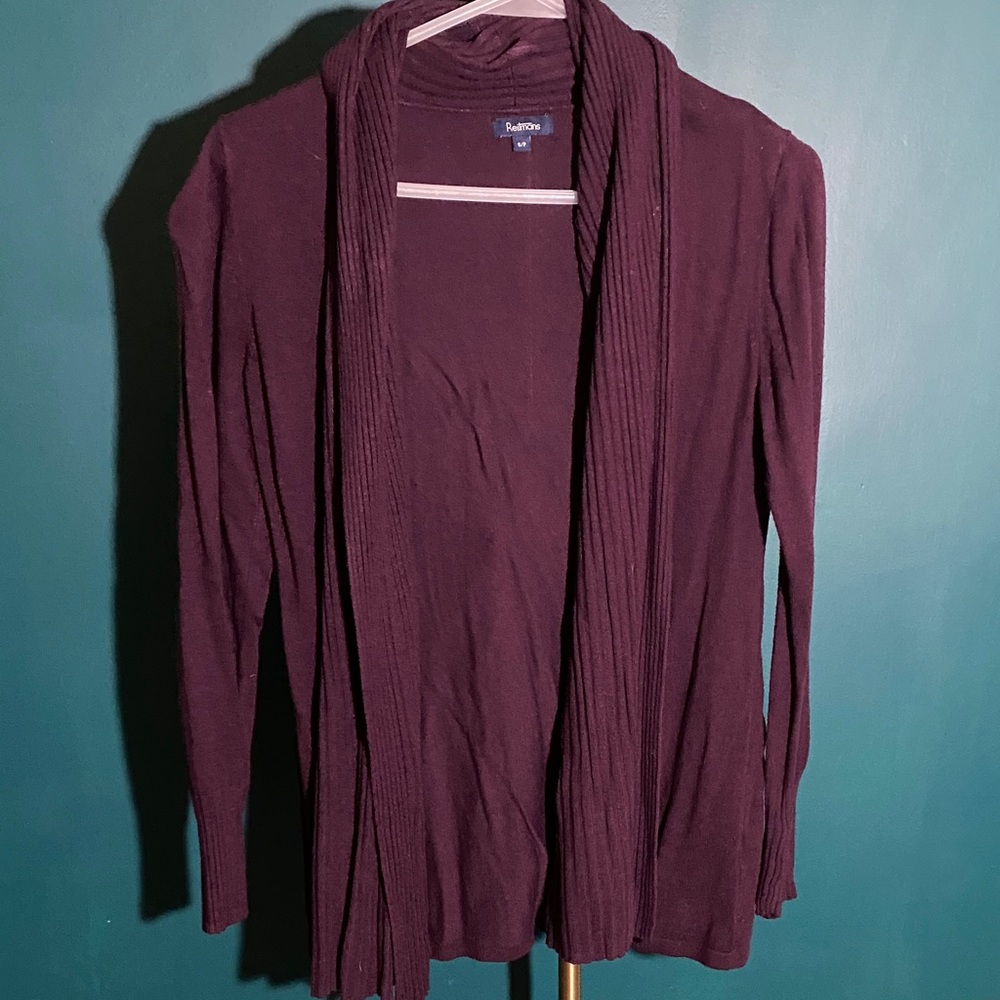 Croft & Barrow Deep Purple Cardigan